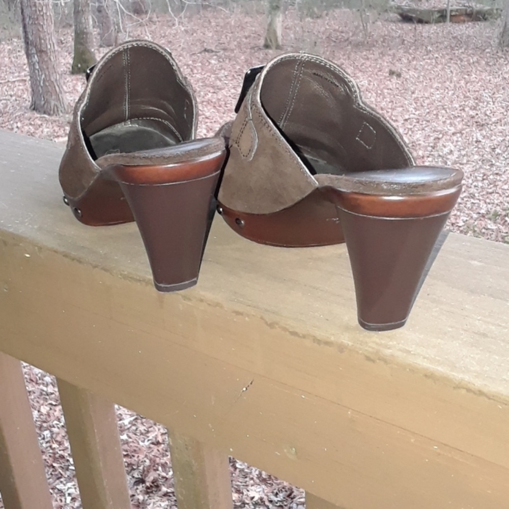 Stuart Weitzman Brown Clogs/Mules - image 5